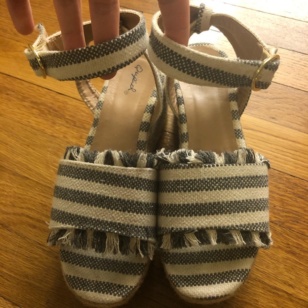 Qupid espadrille platform sandals